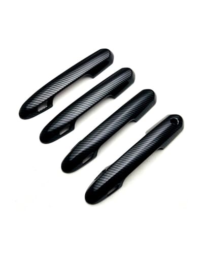 HGYFS5 Scratch Protection Türgriffabdeckung Und Türschalen-Dekor Für Toyota Crown 2023, Innen- Und Außenzubehör Anti-Scratch Covers(Handle-carbon fiber pattern) von HGYFS5