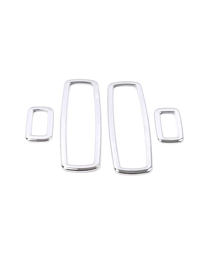 HGYFS5 Scratch Protection Türgriffabdeckung Und Türschalen-Schutz Für Cherokee 2014-2018, Innen- Und Außenzubehör(Armrests A-bright silver) von HGYFS5