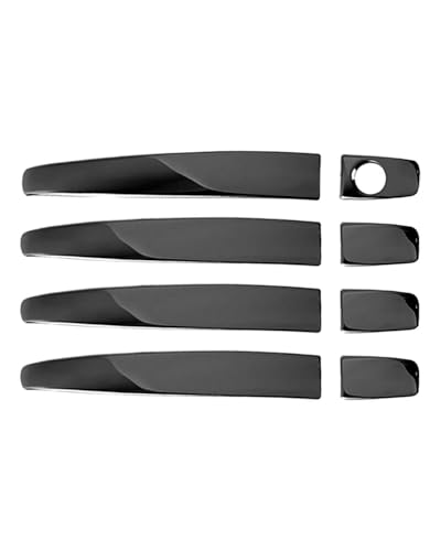 HGYFS5 Scratch Protection Türgriffschutz Mit Einzelloch Für Buick Regal 2009-2016 - Kratzfeste Außengriffabdeckung Mit Schutzfolie Anti-Scratch Covers(Black titanium) von HGYFS5