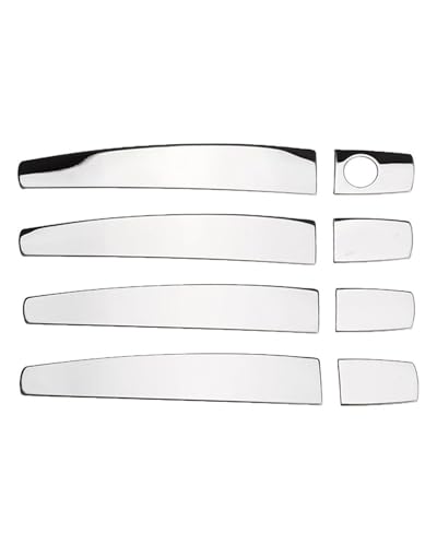 HGYFS5 Scratch Protection Türgriffschutz Mit Einzelloch Für Buick Regal 2009-2016 - Kratzfeste Außengriffabdeckung Mit Schutzfolie Anti-Scratch Covers(Silver titanium) von HGYFS5