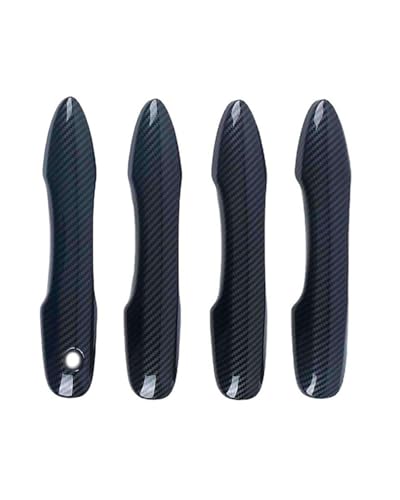 HGYFS5 Scratch Protection Türschalenabdeckung FÜR Toyota Auris E210 2019-2023 Einloch-Modell Kratzschutz-Umrüstungszubehör Anti-Scratch Covers(Carbonfaser-Muster) von HGYFS5