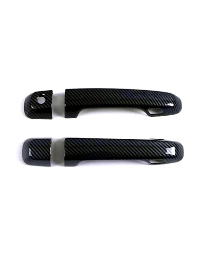 Scratch Protection Kompatibel Mit Lexus LX570 J200 2007-2022 Zweifach Intelligente Türgriffverkleidung Mit Einzelloch Kratzschutzfolie Für Tuning Anti-Scratch Covers(2 doors carbon fiber pattern) von HGYFS5