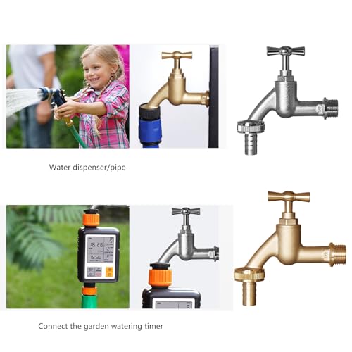 1/2 Zoll Garten Haus Bewässerung Wasserhahn Einer Kaltes Wasser Mund Haushalt Wasserhahn Außenpool Klopfen Kupplungsschlauchadapter Einer Kaltes Wasser Mund Haushalt von HGZHNAT