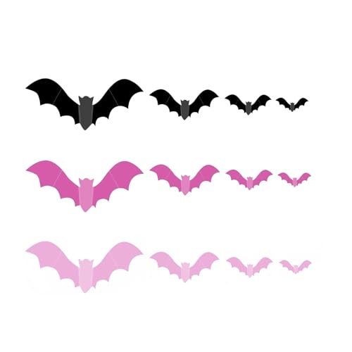 1 Set Fledermaus Deko, Wasserdichtes Pvc Halloween Fledermäuse, Wandaufkleber, Abziehbilder Schwarzes Klebstoffdekor Für Hallowen Partys & Home 1 Set Fledermaus Deko, Wasserdichtes Pvc Halloween Fledermäuse, Wandaufkleber, Abziehbilder Schwarzes Klebstoffdekor Für Hallowen Partys & Home von HGZHNAT