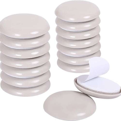 12pcs MöBelgleiter, Stuhlgleiter, Gummipuffer Selbstklebend, Silents Ohne Schlupftisch BeinpolsterbodenschüTzer, FüR Zuhause Und BüRogebrauch Mit Einfachen Installationsdesigns Bodenschutzmatten von HGZHNAT
