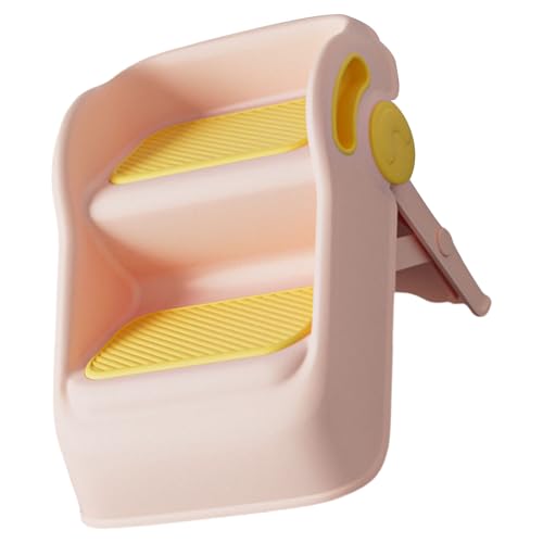 2 Kinder Schritt Stuhl Nicht Schlupfbadhocker Falten Design Plastik Stufe Stuhl Safe Doppelpegel Stuhl Für Kleinkind Kids Safe Klappstufe Stuhl von HGZHNAT