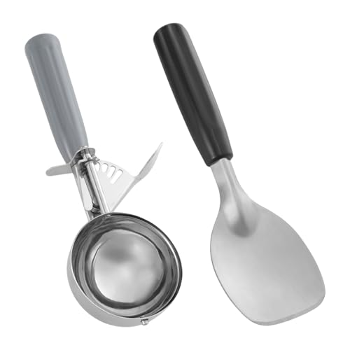 2pcs Professionelle Eislöffel Kugelhersteller Wassermelonen Obst Werkzeug Obst Mashing Löffel Digger Mit Kunststoffgriff Eislöffel Set Set 2pcs Professionelle Eislöffel Kugelhersteller Wassermelonen Obst Werkzeug Obst Mashing Löffel Digger Mit Kunststoffgriff Eislöffel Set Set von HGZHNAT