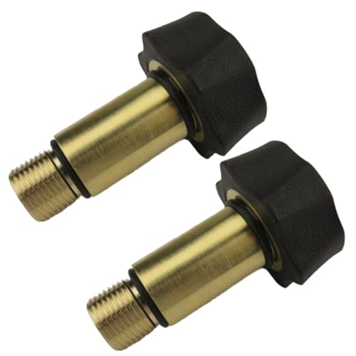 2pcs Pumpen Anschluss Reinigung Hochdruckreiniger, Messingdruckscheibe Ersatzadapter Set, Messing Hochdruckreiniger Adapter, Druckscheibepumpen Teil 7110166 Reinigungswassereinlassanpassung von HGZHNAT