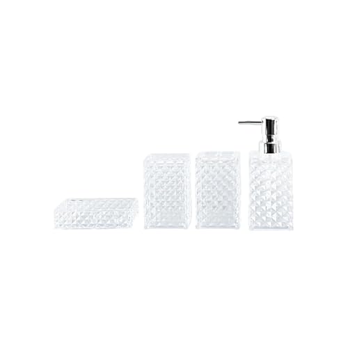 4-teilige Moderne Badezimmerorganisatoren Mit Geometrischen Gittern Bruchresistenten Aufbewahrung Für Waschbecken Und Badewanne Modern Diamonds Gitter Badezimmerzubehör Set 4-teilige Moderne Badezimmerorganisatoren Mit Geometrischen Gittern Bruchresistenten Aufbewahrung Für Waschbecken Und Badewanne Modern Diamonds Gitter Badezimmerzubehör Set von HGZHNAT