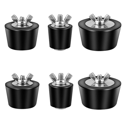 6PCS Gummi Pool Winterstecker Set Expansionsstopfen Easy Installation Mit Edelstahlschrauben von HGZHNAT