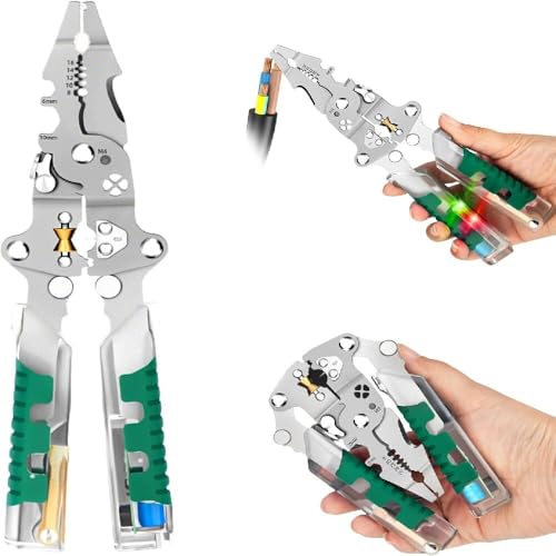 9 In 1 Multifunktionale Faltbare Abisolierzange, Foldable Multi-function Wire Stripper, Drahtstreifen Mit Strommessfunktion, Schneiden Von Ziehdrähten Schere Professionelle Elektrikertool Kits 9 In 1 Multifunktionale Faltbare Abisolierzange, Foldable Multi-function Wire Stripper, Drahtstreifen Mit Strommessfunktion, Schneiden Von Ziehdrähten Schere Professionelle Elektrikertool Kits von HGZHNAT