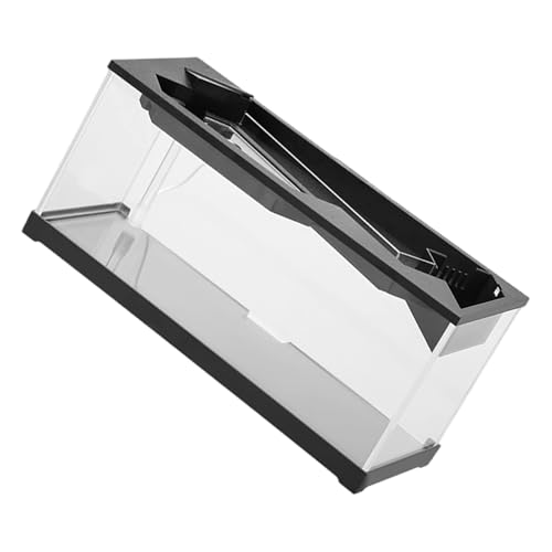 HGZHNAT Desktop Fischtanks, Kleines Aquariummit Heizkissen Led, Led Filtrationssysteme Acryltanks FüR Bettas FüR Fisch ÖKosystem, Acryl Desktop Fischtanks Mit Pumpe Und Licht von HGZHNAT