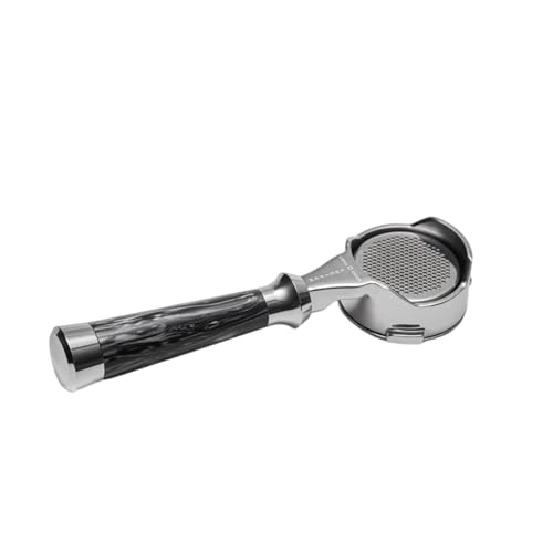 Edelstahl Espresso Portafilter Mit Holzgriff Bodenloser Kaffeemaschine Filterkorb Café Shop Ausrüstung von HGZHNAT