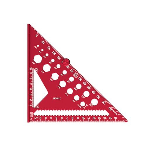 Ergonomisches Aluminiumdreiecks Messwerkzeug Mit Nicht Schlechterem Für Die Holzbearbeitung Metallbearbeitung Technische Entwurfsprojekte Multifunktionales Layout Lineal von HGZHNAT