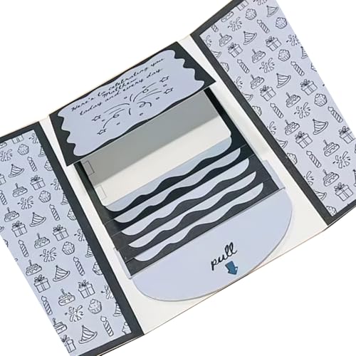 Festival Waterfall Styles Geschenkkarten Präsentation Broschüre, Individuelle Cover Saisonale Keepsakes Handgeschrieben, Umschlag Hochwertige Und Coole Karte von HGZHNAT