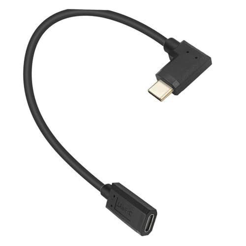 HGZHNAT 10gbit / S USB C Männlich Weibliche USB C Rechtwinkelladungskabel Daten Synchronisieren Ersatz Für Telefon Tablet Laptop Zubehör von HGZHNAT