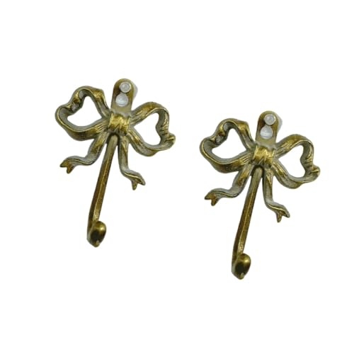 HGZHNAT 2pcs Vintage Eisen Bowknot Haken Metall Dekorative Wandhaken Rostbricht HGZHNAT 2pcs Vintage Eisen Bowknot Haken Metall Dekorative Wandhaken Rostbricht von HGZHNAT