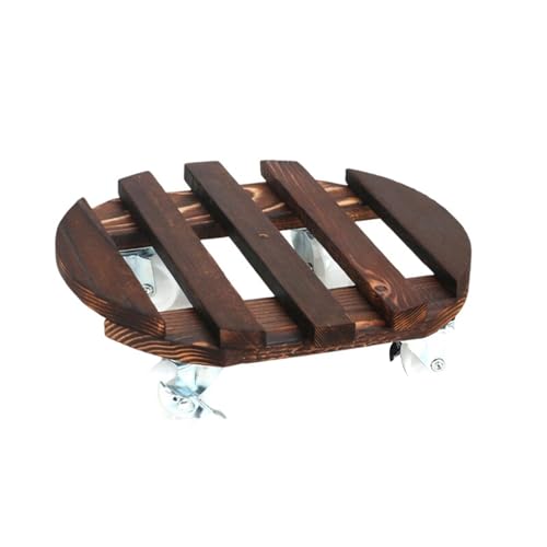 HGZHNAT Carbonisierte Holzpflanzentöpfe Tablett Bewegliche Rollbasis Mehrzweck Gartenwerkzeug Mit Glattem Rad Insektenresistent Rolling Plant Plattform HGZHNAT Carbonisierte Holzpflanzentöpfe Tablett Bewegliche Rollbasis Mehrzweck Gartenwerkzeug Mit Glattem Rad Insektenresistent Rolling Plant Plattform von HGZHNAT