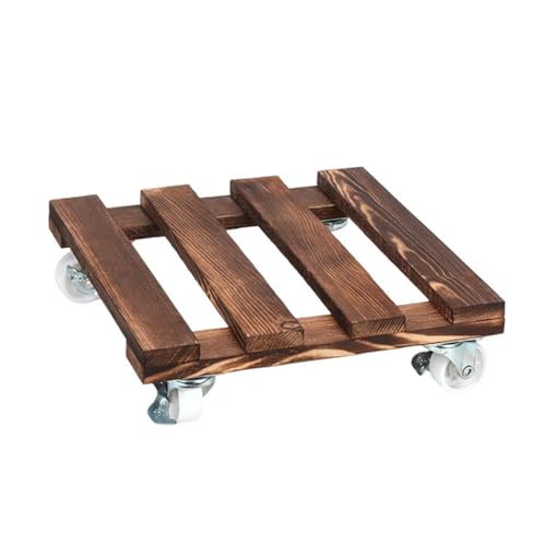 HGZHNAT Carbonisierte Holzpflanzentöpfe Tablett Bewegliche Rollbasis Mehrzweck Gartenwerkzeug Mit Glattem Rad Insektenresistent Rolling Plant Plattform HGZHNAT Carbonisierte Holzpflanzentöpfe Tablett Bewegliche Rollbasis Mehrzweck Gartenwerkzeug Mit Glattem Rad Insektenresistent Rolling Plant Plattform von HGZHNAT