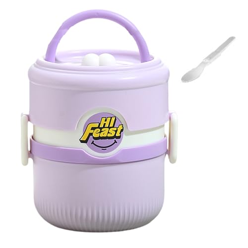 HGZHNAT Ergonomischer Edelstahl Thermal Mittagessen In Mehrerer Fachkasten Zum Pendeln Für Den Täglichen Gebrauch Edelstahl Lunchbox HGZHNAT Ergonomischer Edelstahl Thermal Mittagessen In Mehrerer Fachkasten Zum Pendeln Für Den Täglichen Gebrauch Edelstahl Lunchbox von HGZHNAT