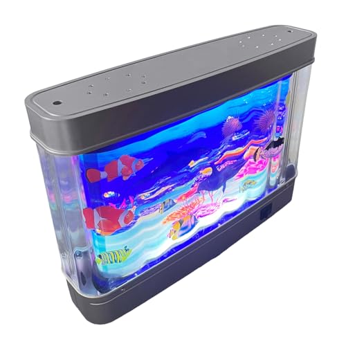 HGZHNAT Fishtank Form LED Light USB Nachtlampe Safe Für Kinder Home Office Dekoratives Nachtlicht Für Decks Fischliebhaber Schlafzimmer Ambiant Fischlampe HGZHNAT Fishtank Form LED Light USB Nachtlampe Safe Für Kinder Home Office Dekoratives Nachtlicht Für Decks Fischliebhaber Schlafzimmer Ambiant Fischlampe von HGZHNAT