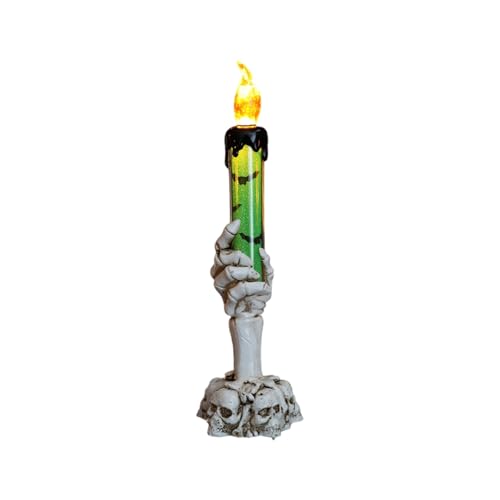 HGZHNAT Halloween Deko Kerzen, Hand Electronic Candles LED Leuchte, Für Home Party Decoration Indoor, Batterie Batterie Betriebene Innenhälfte Light Requisiten von HGZHNAT