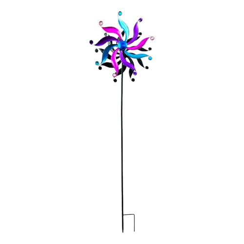 HGZHNAT Handgefertigte Metallwinde Spinner Skulptur Metall Windmühle Stake Yard Kunstdekoration Für Außenbereiche Garten Decors Windskulpturen HGZHNAT Handgefertigte Metallwinde Spinner Skulptur Metall Windmühle Stake Yard Kunstdekoration Für Außenbereiche Garten Decors Windskulpturen von HGZHNAT