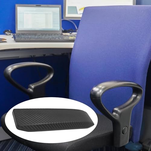 HGZHNAT Moderne PU Armlast Pads Mit Kohlefasermuster 2 Stück Set Für Bürostühle Ergonomische Unterstützung Und Schnelle Installation Gaming Stuhl Ersatzteile von HGZHNAT