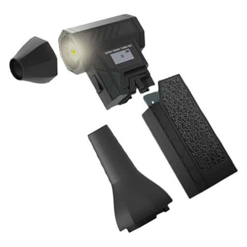 HGZHNAT Tragbarer Handheld Lüfter 8000mah Luftgebläse 138000 U/Min Einstellbare Wiederaufladbare Lüfter Mit LED von HGZHNAT