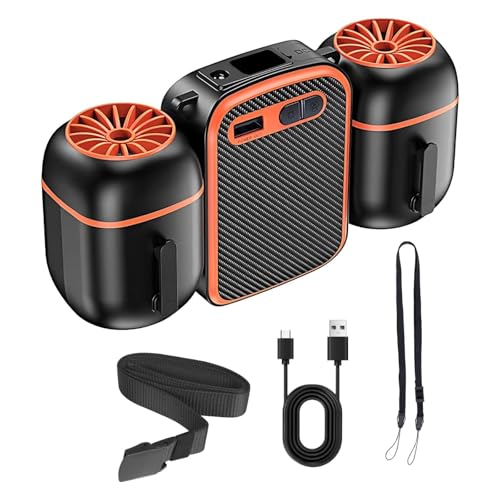 HGZHNAT Tragbarer Taillenlüfterlüftungslüfter Wearable Own 100mah Plastikgürtel Montiert Für Outdoor Reisecamping Camping Verwenden Sie Eine Ruhige Taille Für Outdoor Aktivitäten HGZHNAT Tragbarer Taillenlüfterlüftungslüfter Wearable Own 100mah Plastikgürtel Montiert Für Outdoor Reisecamping Camping Verwenden Sie Eine Ruhige Taille Für Outdoor Aktivitäten von HGZHNAT