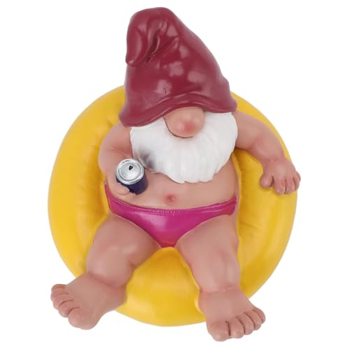 HGZHNAT Wunderliche Schwimmende Garten Dekoration Handgemalte Harzskulpturenhandwerk Für Teichpools Und Außenwasser Freien Freien Zwergpool Ornament von HGZHNAT