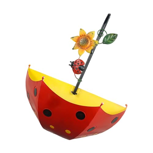 Hängende Eisenblumentöpfe Für Gartenbalkon Mit Tierverzierungen Kreativer Regenschirm Design Wandmontierter Pflanzer Kreative Hängende Pflanzer von HGZHNAT