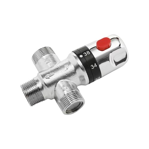 Messing Plattierte Thermostatische Mischventile Einfache Installationstemperaturregelung Für Badezimmer Und Sanitärsysteme Starke Messing Elektroplated Messing Plattierte Thermostatische Mischventile Einfache Installationstemperaturregelung Für Badezimmer Und Sanitärsysteme Starke Messing Elektroplated von HGZHNAT
