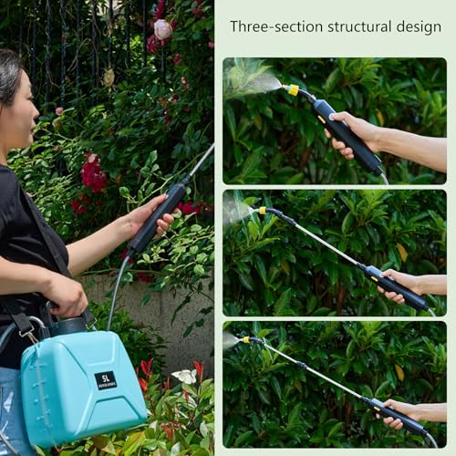 Multifunktional 5L Elektrische Elektrosprüht Für Pflanzenreinigung PET 3 Düsensysteme Teleskoping Sprühte Stange PP Materialien Garten Multifunktional 5L Elektrische Elektrosprüht Für Pflanzenreinigung PET 3 Düsensysteme Teleskoping Sprühte Stange PP Materialien Garten von HGZHNAT