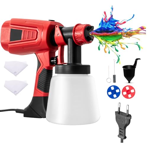 Professionelle 400 W Lack Sprühpistole Kapazitätsbehälter Ergonomisch Für Deckenschränke Zäune Hochgebläube Sprühpistolen Für Deckenschränke Professionelle 400 W Lack Sprühpistole Kapazitätsbehälter Ergonomisch Für Deckenschränke Zäune Hochgebläube Sprühpistolen Für Deckenschränke von HGZHNAT
