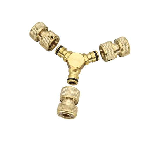 Professionelle Dreifachauslass Messing Sanitäradapter Fast Connection Design Wasserverteilung Für Gartenfahrzeugreinigung Autowaschanlage & Heimschlauch Professionelle Dreifachauslass Messing Sanitäradapter Fast Connection Design Wasserverteilung Für Gartenfahrzeugreinigung Autowaschanlage & Heimschlauch von HGZHNAT