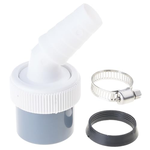 Professionelle Waschmaschine Abfluss Adapter, Waschmaschinenanschluss Adapter, Kunststoffkonstruktion Umfasst Schlauchklemme Geeignet Für Stabile Anschlusswaschmaschinenabflussanschluss von HGZHNAT
