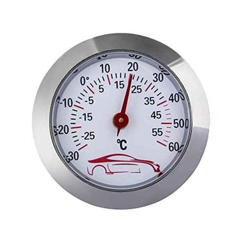 Rundtemperatur Testmessel -30 Bis 60 ℃ Mi-ni Auto Thermomete-r, Hygrometer Mi-ni, Eingebettete Hochgenauigkeitstemperaturmonitor, Keine Batterie Erforderlich Temperaturanzeige von HGZHNAT