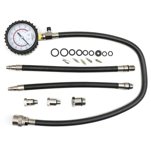 Zylinderkomprimierungstest Für Kleine Importierte Inlandsmotoren Umfasst Flexible Schläuche Und Adapterkomprimierungstester Automotive von HGZHNAT
