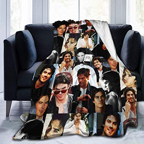 HGdggvd Damon Salvatore Ian Somerhalder Decken wirft Plüsch Fuzzy Soft Warm Umarmungen Geeignet für Mädchen Frauen im Schlafsofa Büro Couch Room HGdggvd Damon Salvatore Ian Somerhalder Decken wirft Plüsch Fuzzy Soft Warm Umarmungen Geeignet für Mädchen Frauen im Schlafsofa Büro Couch Room von HGdggvd