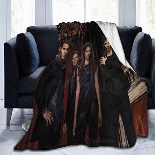 HGdggvd The Vampire Diaries Decke aus weichem und warmem Überwurf Ultraweiche Micro-Fleece-Decke （50 '' 'x40，60 x50 ， 80' '' x60） von HGdggvd