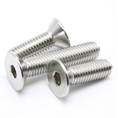 # 2–56 UNC flach/Senkkopf-Schrauben, 100, Edelstahl, Vollgewinde, rechte Hand von HH FASTENERS