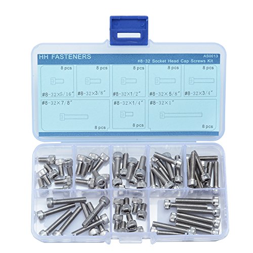 # 8–32 UNC Edelstahl Innensechskant Head Gap Schrauben Sortiment Set von HH FASTENERS