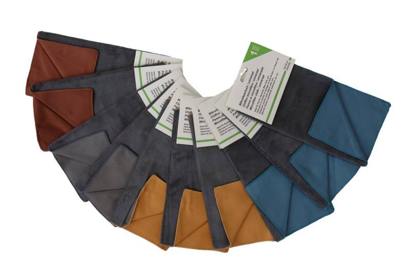 HH-Haushalt Microfaser-Tücher Multi Oberflächen 30 x 30 mm, 10er Set Reinigungstücher von HH-Haushalt