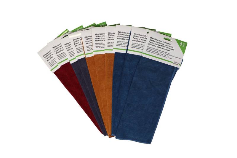 HH-Haushalt Microfaser-Tücher Universell 30 x 40 cm, 10er Set Reinigungstücher von HH-Haushalt