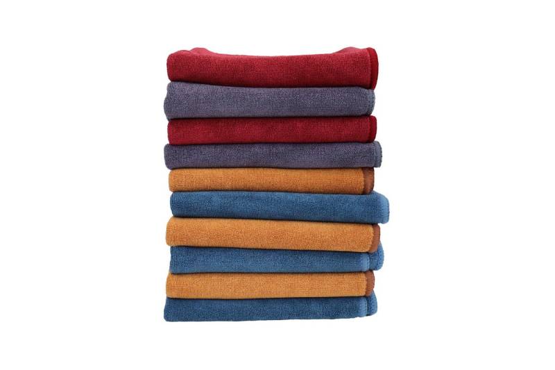 HH-Haushalt Microfaser-Tücher Universell 40 x 40 cm, 10er Set Reinigungstücher von HH-Haushalt