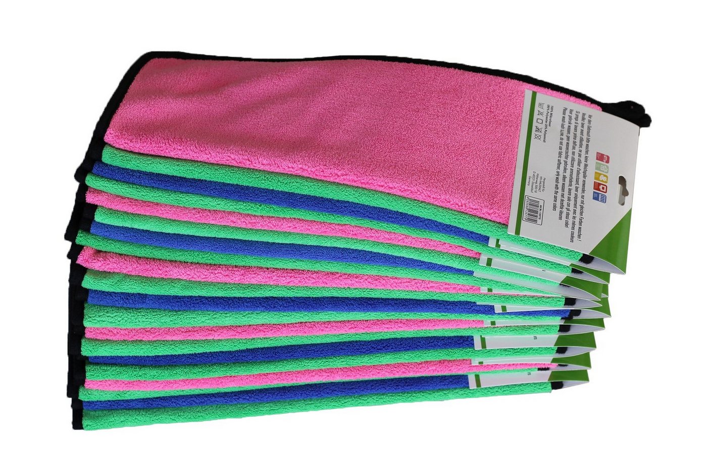 HH-Haushalt Microfaser-Tücher mit weicher Struktur 30 x 30 cm, 2er Set Reinigungstücher HH-Haushalt Microfaser-Tücher mit weicher Struktur 30 x 30 cm, 2er Set Reinigungstücher von HH-Haushalt
