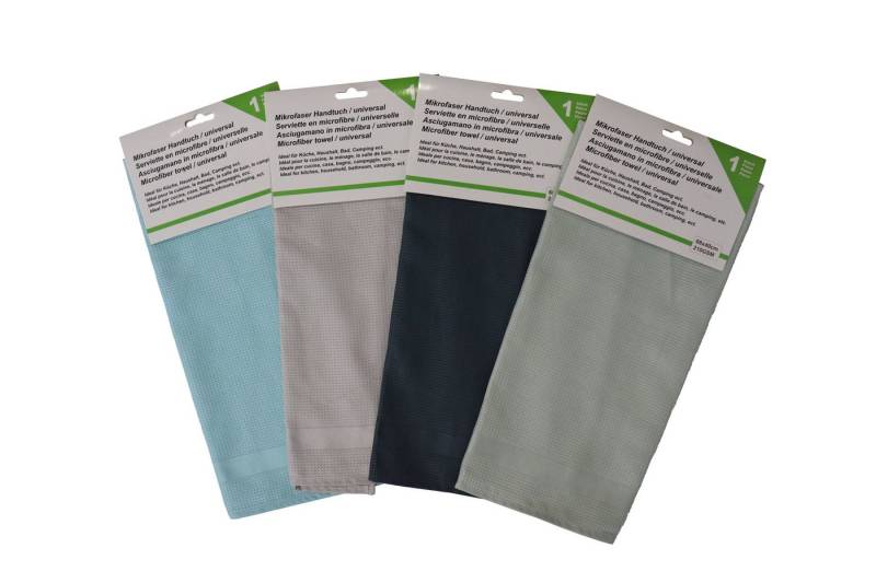 HH-Haushalt Microfaser Universal Handtuch 40 x 68 cm, 4er Set Reinigungstücher von HH-Haushalt