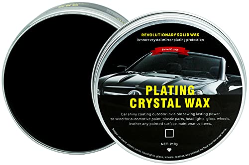 Autowachs Kristall Plating Set Hart Gl盲nzend Carnauba Wachs Lackpflege Beschichtung Pflege Autokratzer Schnelle mit Wachsschwamm und Handtuch von LLWQuanZSS