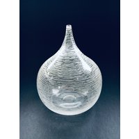 1970Er Jahre Art Glas Geflochtene Vase von HHArtdesignBE
